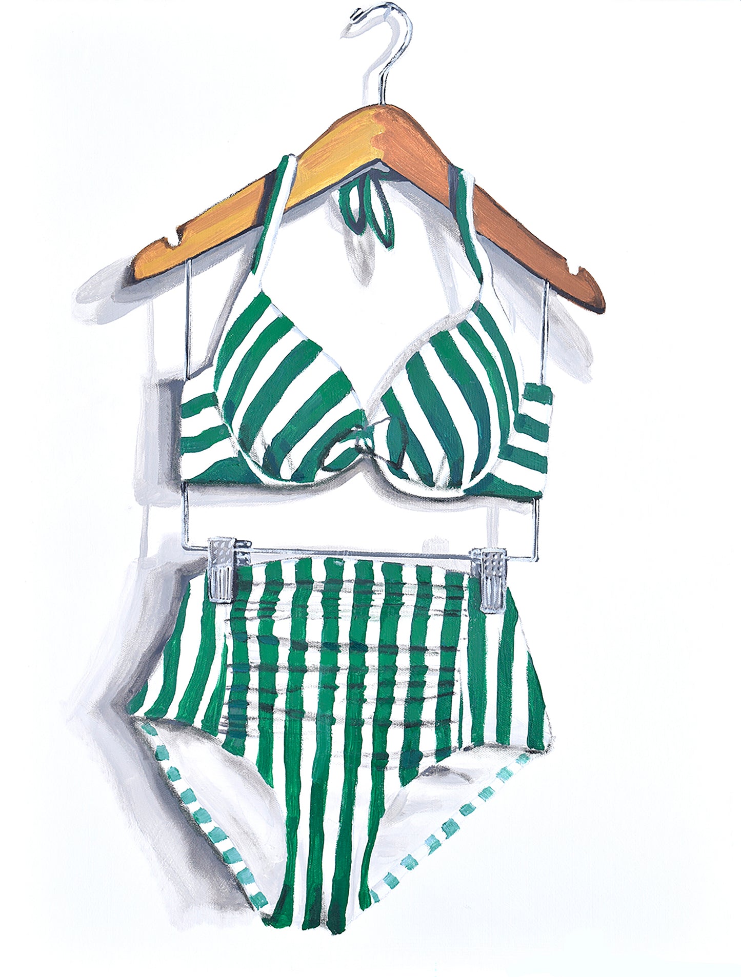 Hers 5 in Green- ARCHIVAL PRINT