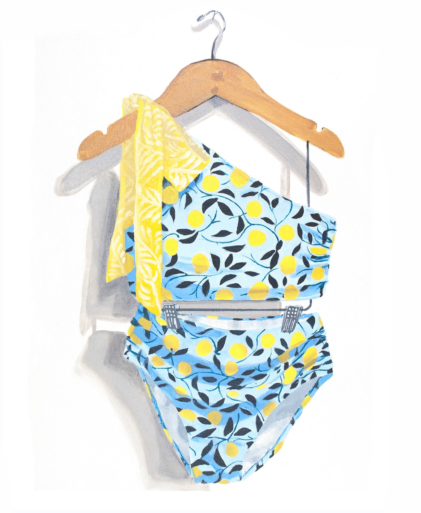 Hers 11 Lemon Tankini- ARCHIVAL PRINT