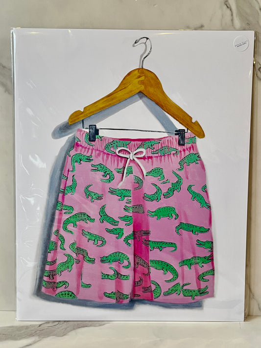 His 9 Alligators - ARCHIVAL PRINT