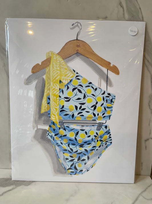 Hers 11 Lemon Tankini- ARCHIVAL PRINT