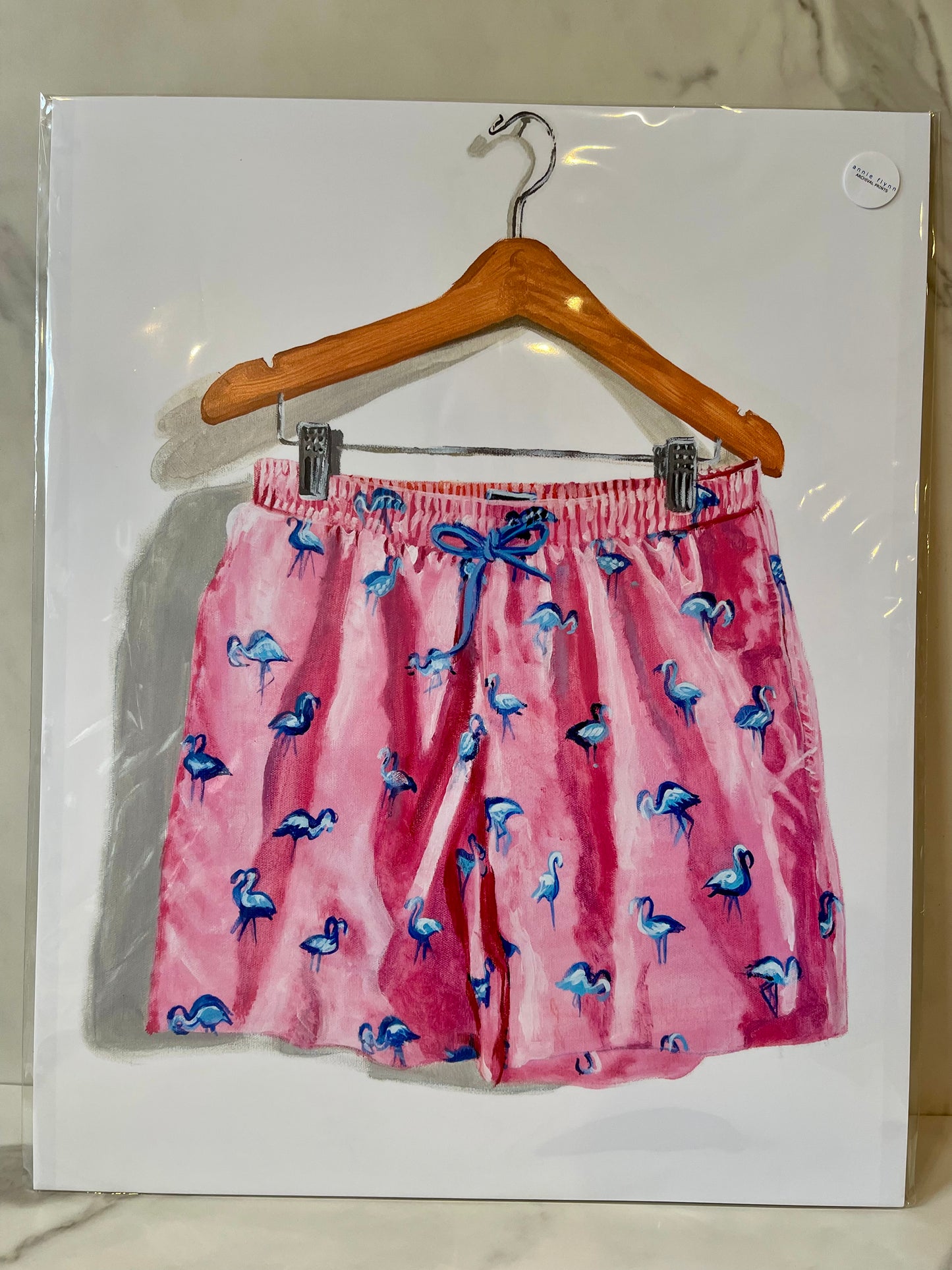 His 5 Pink Flamingo - ARCHIVAL PRINT