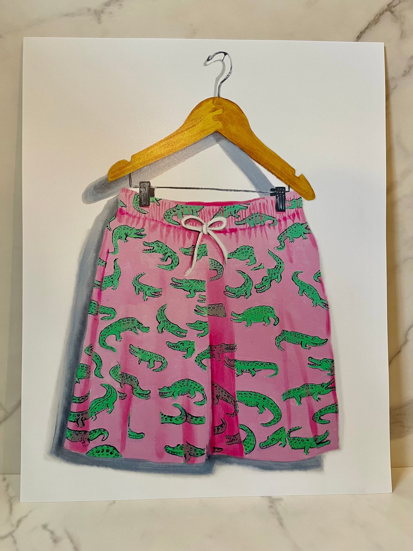His 9 Alligators - ARCHIVAL PRINT