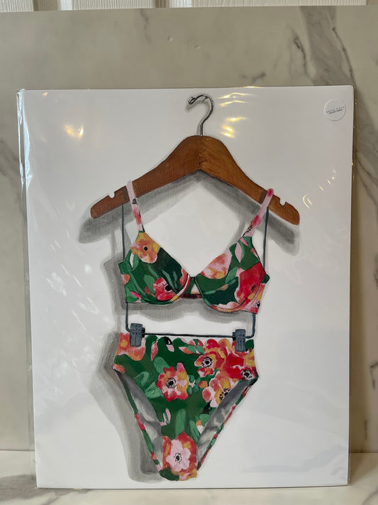 Hers 10 Green Floral- ARCHIVAL PRINT