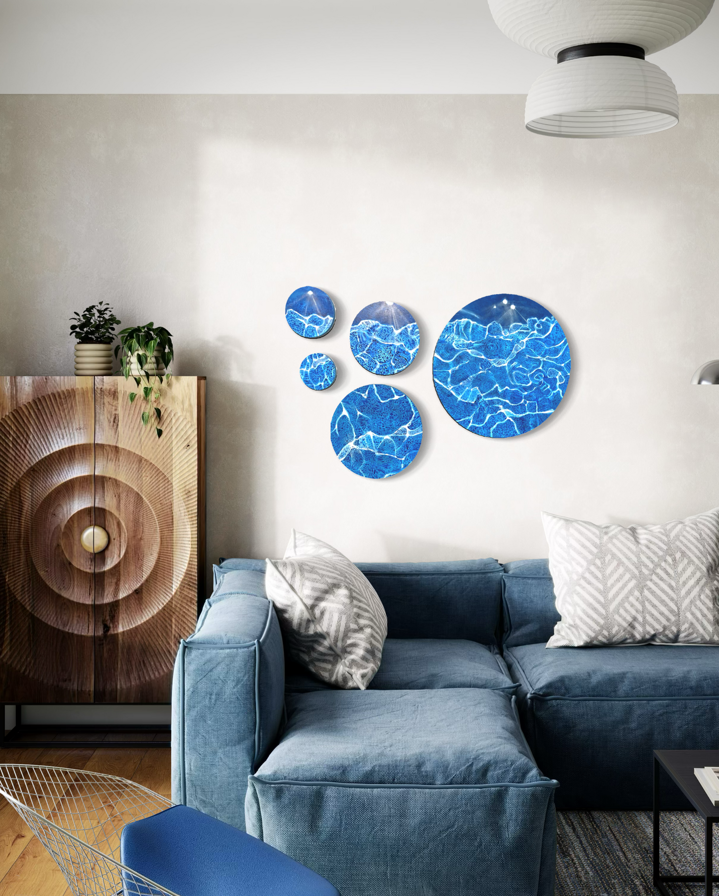 Blue Water Set- set of 5