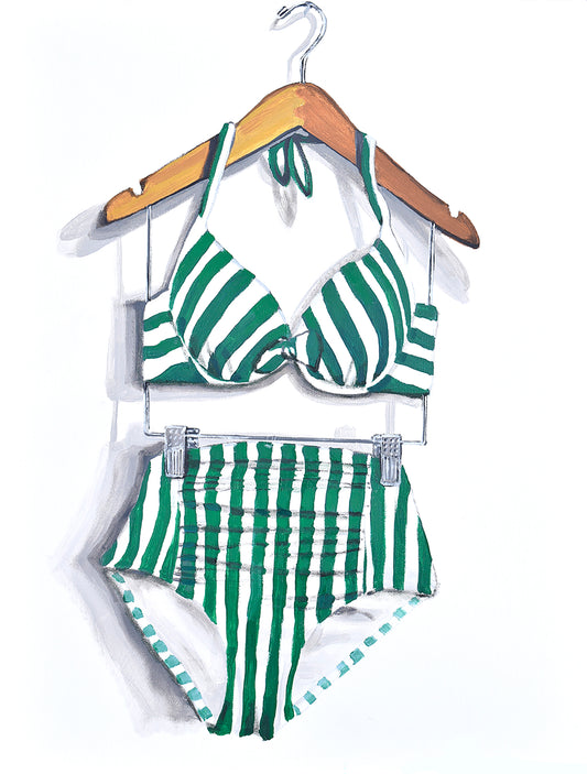 Hers 5 in Green- ARCHIVAL PRINT