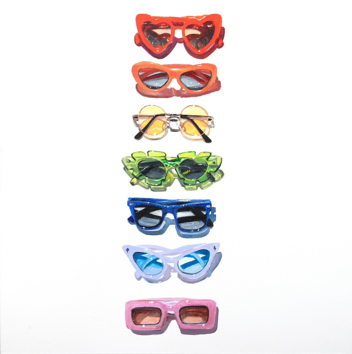 Sunnies 5 Rainbow- ARCHIVAL PRINT