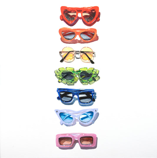Sunnies 5 Rainbow- ARCHIVAL PRINT